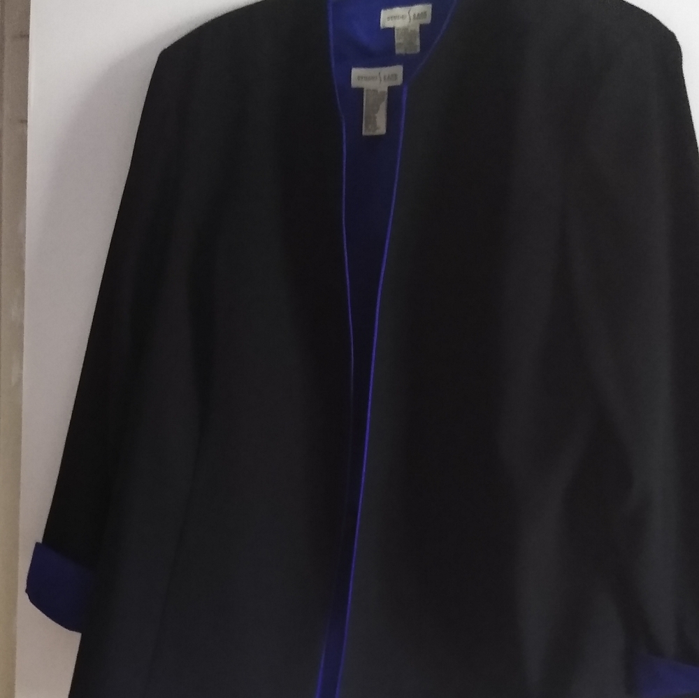 Women's Blazer blue lining with black